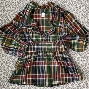 J.Crew Women's Plaid Cotton Blouse 6